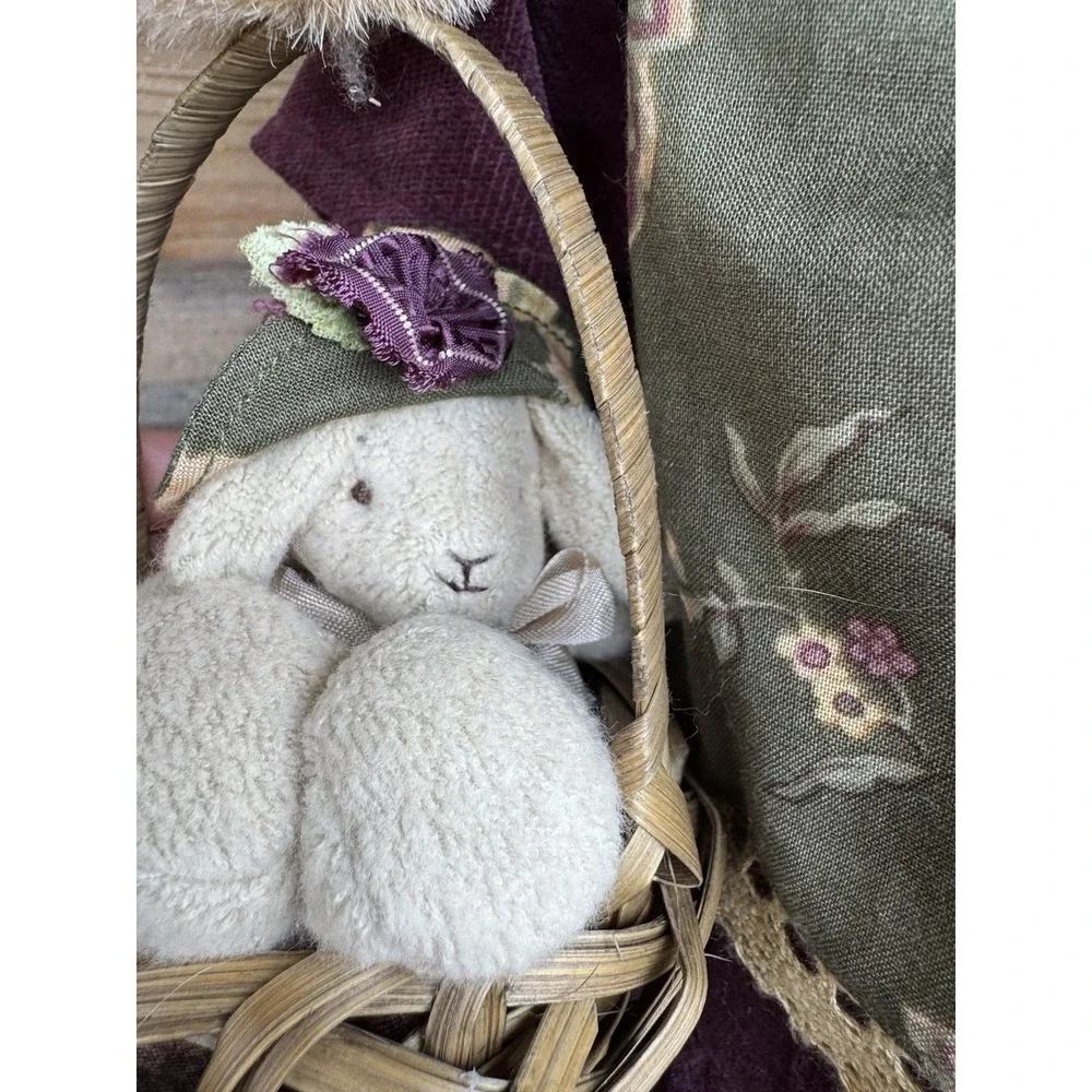 Bunnies By The Bay‎ GABLE & TINKER Bunny Rabbit Plush W/ Stand & Tag 16
